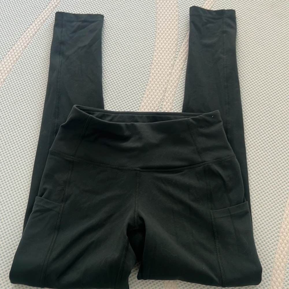 Green High-Waisted Yoga Pants
